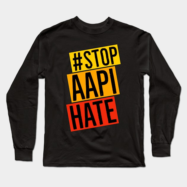 Stop AAPI Hate Long Sleeve T-Shirt by Suzhi Q